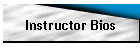 Instructor Bios