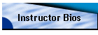 Instructor Bios